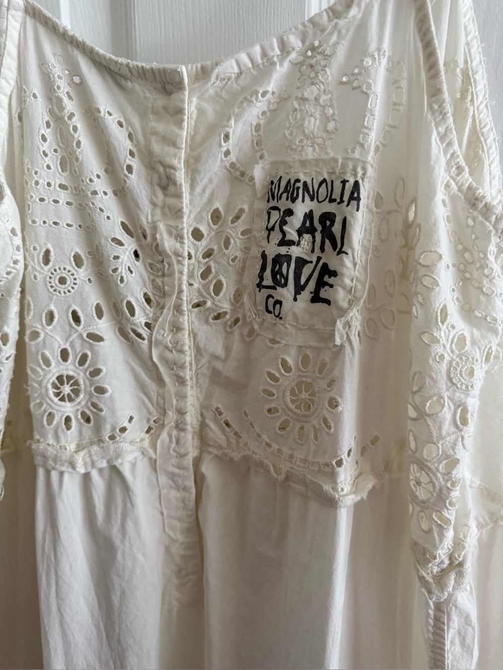 Magnolia Pearl White Eyelet Lula Style Tank Dress - Picture 11 of 12